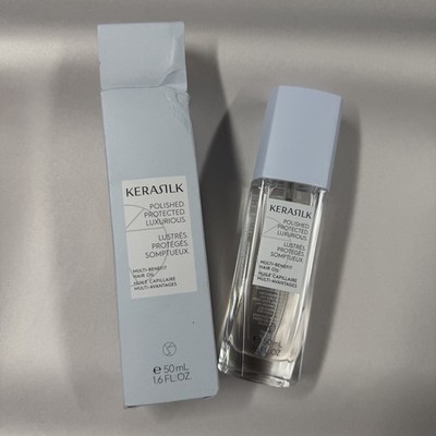 Kerasilk Multi-Benefit Hair Oil 1.6oz Polished Protected Luxurious Full Size NIB