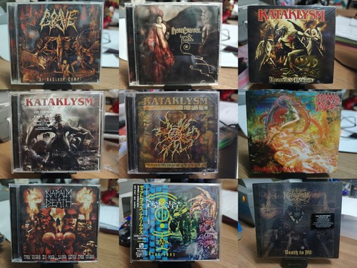 Lot 9 Grave Hate Eternal Kataklysm Morbid Angel Necrophobic Napalm Death Carcass