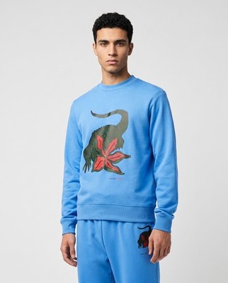 Lacoste x Netflix Stranger Things Sweatshirt Blue Organic Cotton