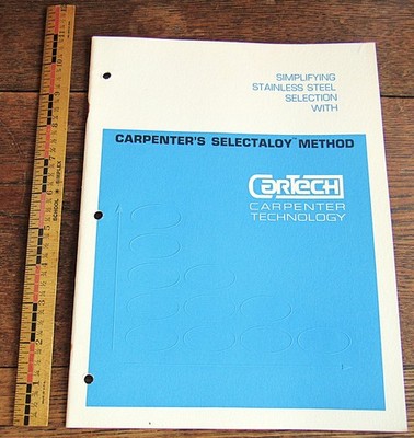 Simplifying Stainless Steel Selection with Carpenter's Selectaloy Method 1968