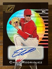 2021 Panini Chronicles Zenith #18 Chris Rodriguez [RC AU] Los Angeles Angels