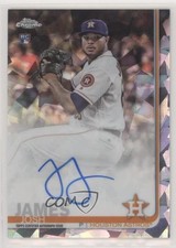 2019 Topps Chrome Sapphire Josh James #CSA-JJ Rookie Auto RC 1v3