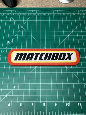 #ad 3D Printed Matchbox Logo Sign Fan Art $14.00