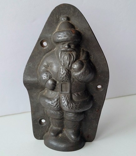 Antique Signed Anton Reiche Santa Christmas Chocolate Mold 1925 21123S NO Clip!