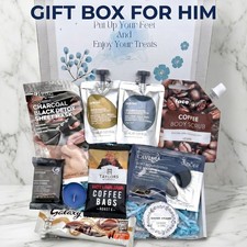 Gift Box for Him Letterbox Self Care Hamper Relaxation Mens Pamper Gift