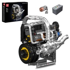 Mould King 10215 V12 Engine Motor That Works Model Building Block Toy 739 Pcs