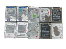 Lot 10x 1TB SATA 2.5" MIX Laptop Hard Drives HD Major Brands - Non Working As Is