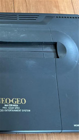 SNK Neo Geo MAX 330 MEGA AES Console Black With Adapter & Cable Tested Used