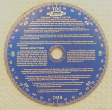 Used Mr Gasket Cam Degree Wheel Blue Aluminum 1570 7 Dia
