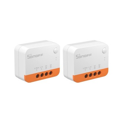 SONOFF ZBMINIL2 Zigbee Smart Lichtschalter 2er Set ohne Neutralleiter, Alexa, Go