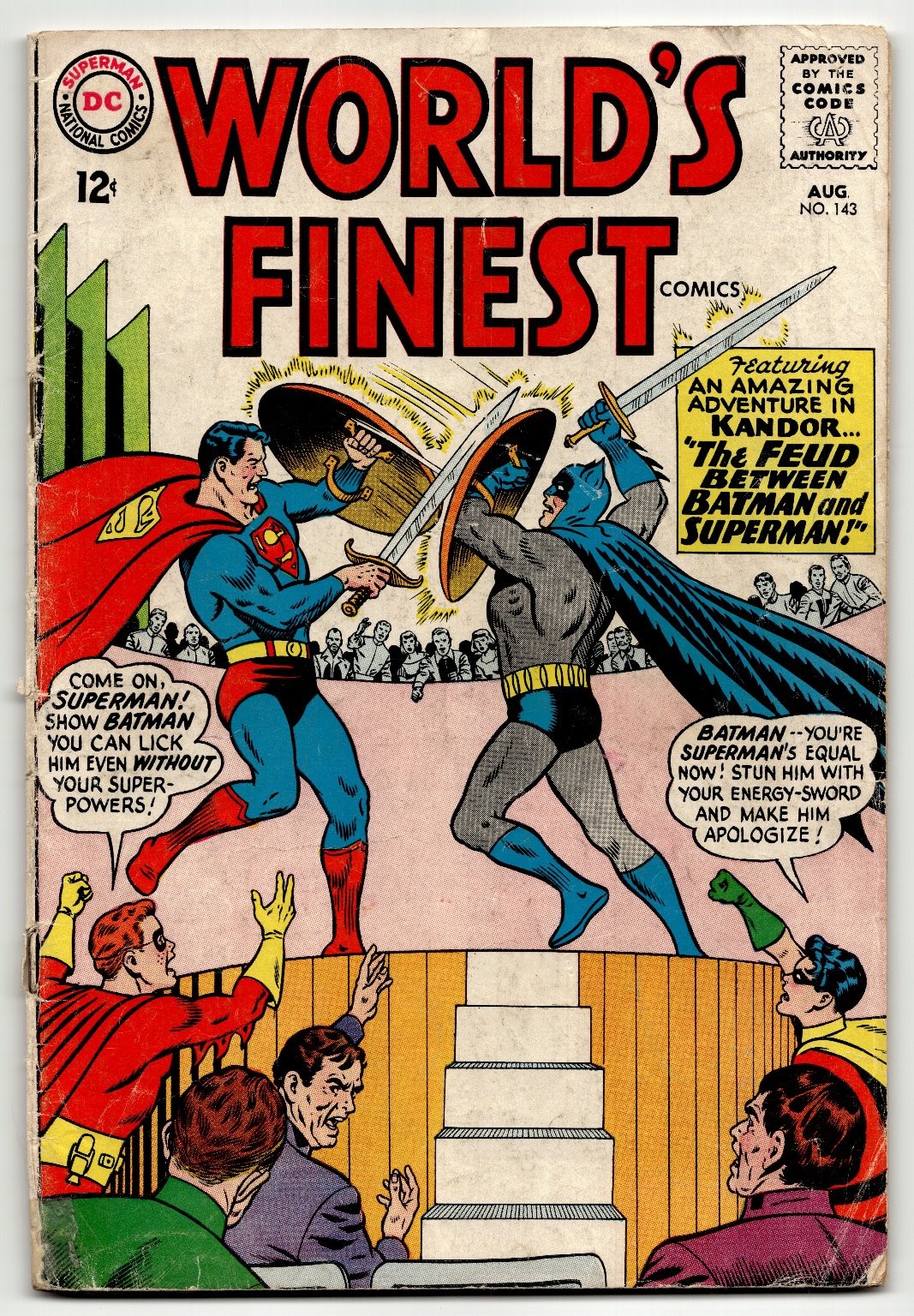 World's Finest Comics #143 DC Comics Superman Batman Silver Age