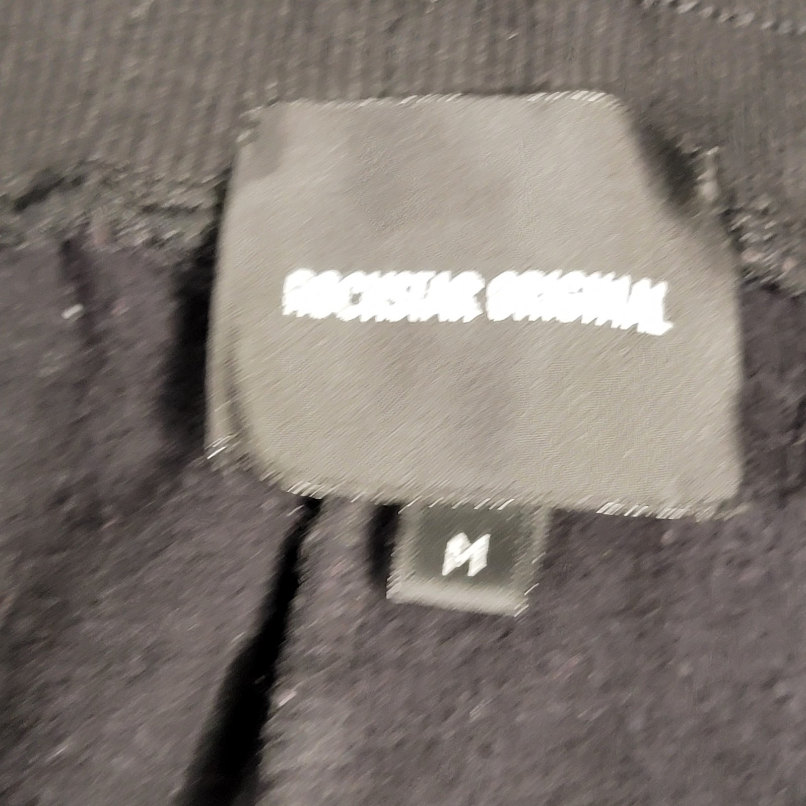 Rockstar Original Sweatpants Medium Black Logo White Stripe Retro Streetwear image 6