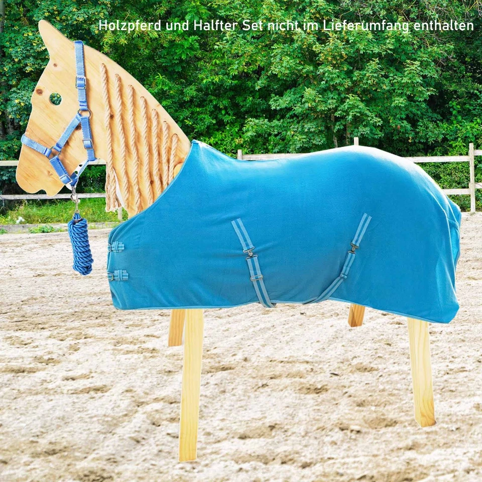QHP Stalldecke Fleecedecke für Shetty Holzpferd Spielpferd - Bild 2 von 4