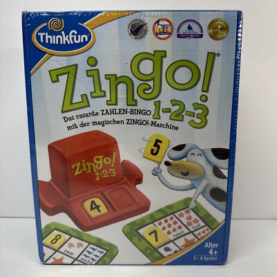 ThinkFun Zingo 76352 1-2-3 The Fast Number Bingo from 4 Years