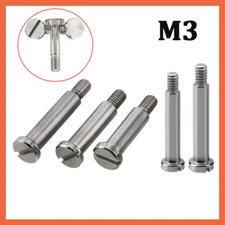 Stainless Steel Cheese Slotted Head Machine Screws Shoulder Drive Screw Bolts M3