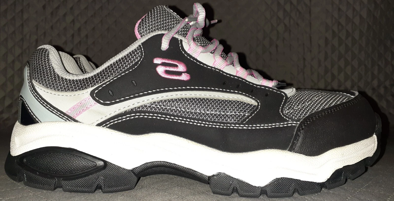 SKECHERS Women's WORK Biscoe Slip Resistant Shoe Black Gray US 10 UK 7 EUR 40