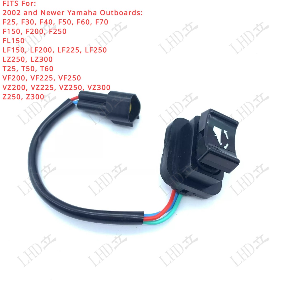 Yamaha 69J-82563-00-00 Trim & Tilt Switch A - Genuine Marine Part For Outboard Motors & Waverunners - View #7