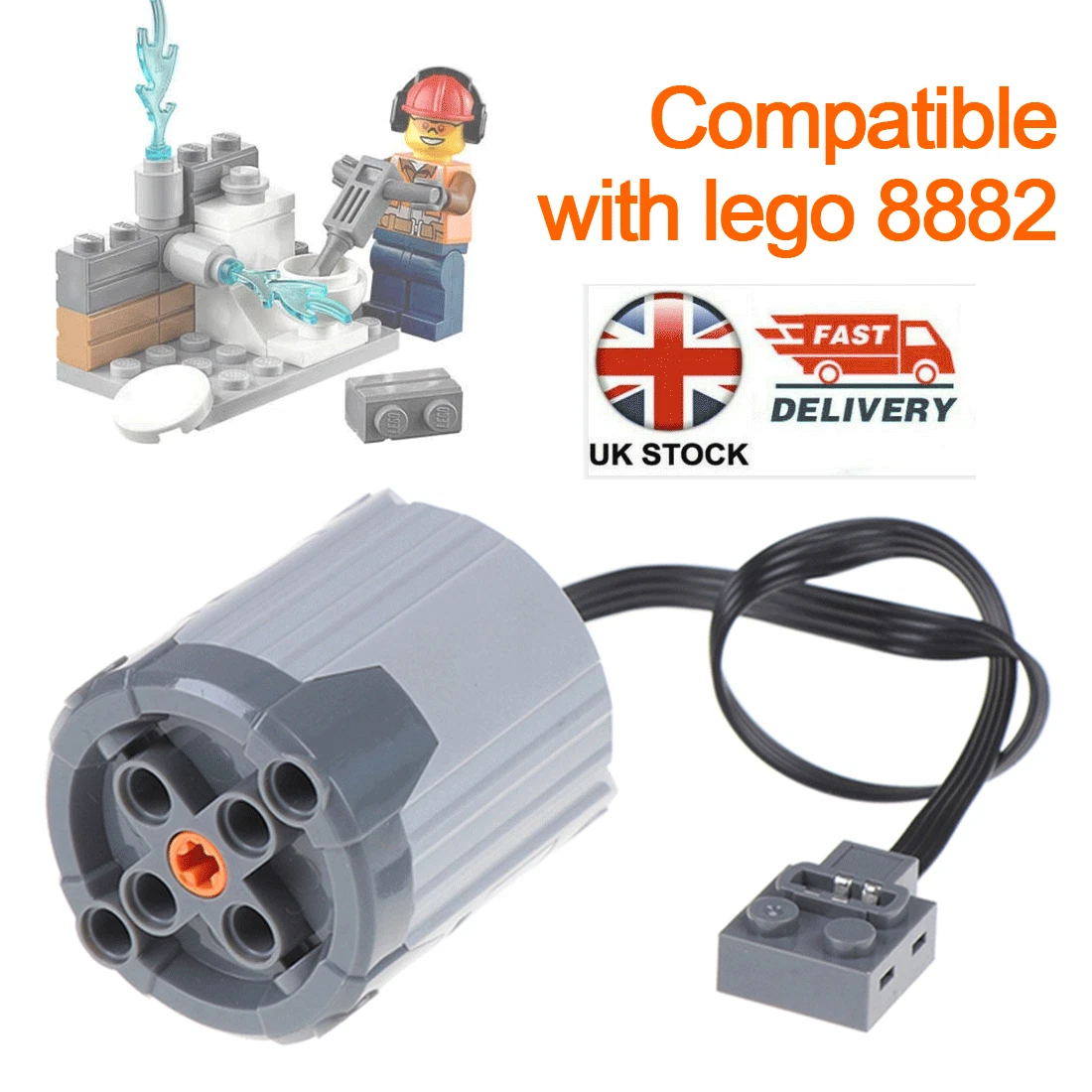 UK Technic Power Functions Extra Large XL Motor 8882 for LEGO