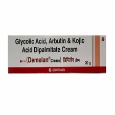 Demelan Cream Glycolic Acid Kojic Acid Hyper Pigmentation 20gm