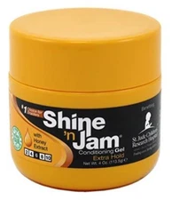 Ampro Shine 'n Jam Conditioning Gel, Extra Hold 4 oz  Assorted Scents , Sizes 