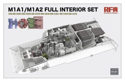 RYEFIELD MODEL RFM RM-5121 1/35 M1A1/M1A2 Full Interior Set
