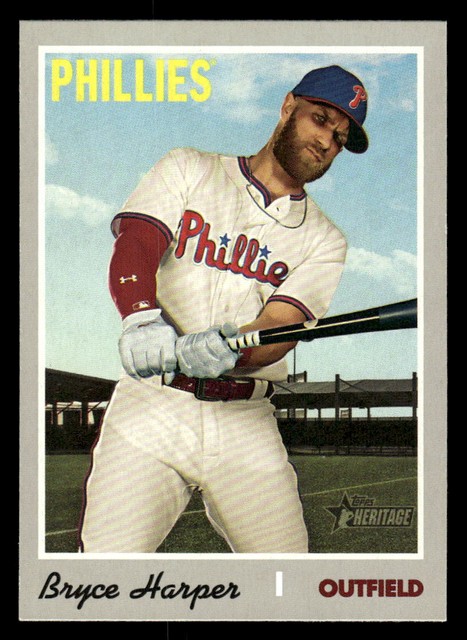 Bryce Harper 2019 Topps Heritage #534b Philadelphia Phillies