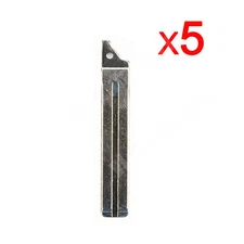 5x Uncut Remote Flip Folding Key Blade Blank For Toyota Camry Corolla C-HR Scion