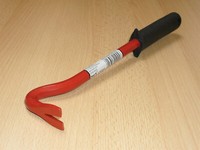 Nageleisen 300Mm Brecheisen Kuhfuß Nagelzieher Kunststoffgriff Brechstange