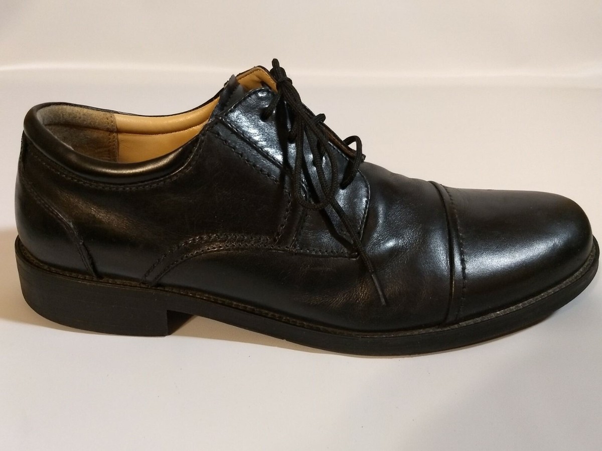Chaps Belmont Black Men\'s Cap-Toe Derby Leather Dress Shoes Size 13 M Men main image 2