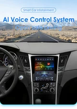 FOR HYUNDAI SONATA 2011-2015 9.7" CARPLAY CAR STEREO RADIO ANDROID 13 GPS 4+32GB