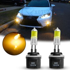 880 881 899 Super Bright 3000k Amber Halogen Fog Light Headlamp Bulb Replacement