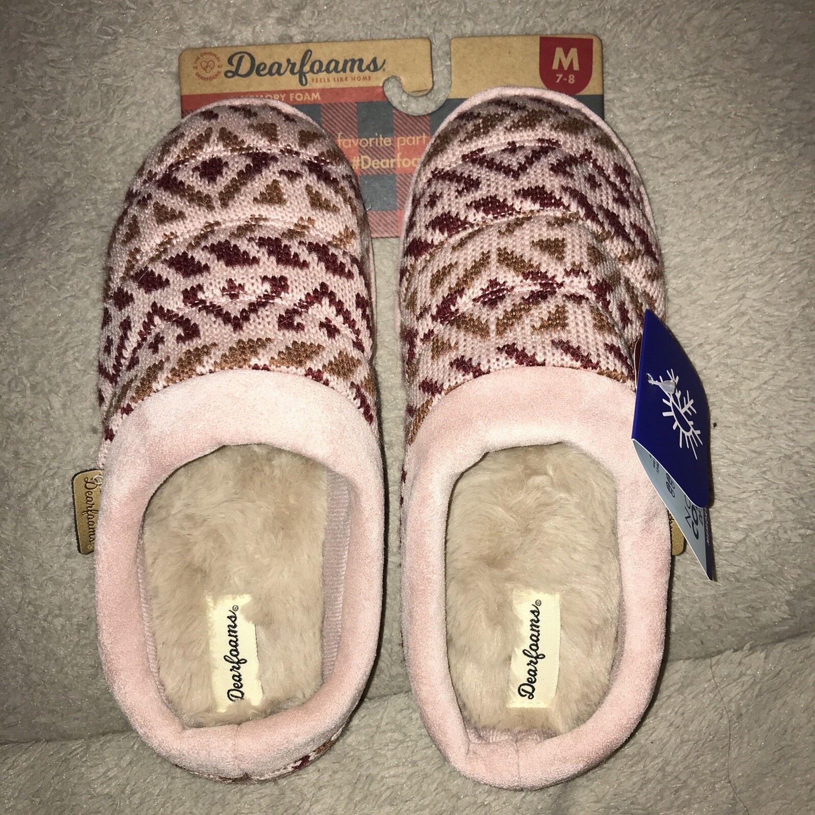 Dearforms Comfortable Womens Slippers in Size M for Cozy Wear-image