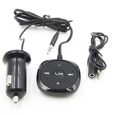 4.0 Music Receiver Wireless Bluetooth  3.5mm Adapter Handsfree Car AUX Speaker