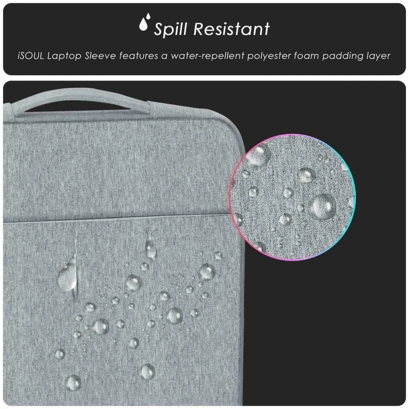 Laptop Case Sleeve Bag for 13 14 15.6" Macbook Lenovo Microsoft Hp Dell Cover Uk - Image 3 of 4