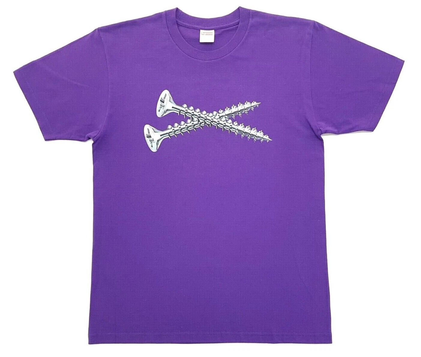 T shirt violet Supreme Screw taille L FW16 DJ Screw