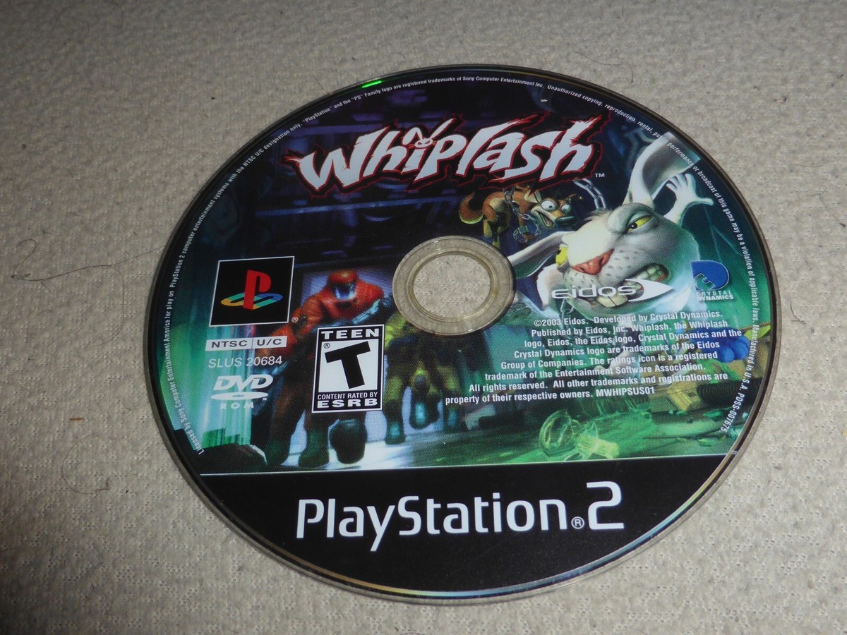PLAYSTATION 2 GAME DISC ONLY WHIPLASH PS2 EIDOS | eBay