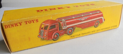 Repro Box Dinky Nr.32 C Tracteur Panhard avec Citerne ESSO