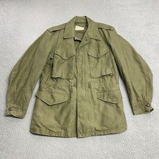 Vintage US Army WR Sateen Men Small Green OG 107 8405 255 8590 1958 USGI