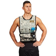 CROSS101 Adjustable Weighted Vest Camouflage Workout Weight Vest Training Fit...