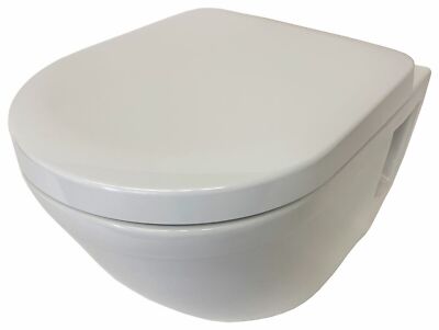 TOTO NC CW762Y Wand WC Toilette SET Tiefspüler Tornado Flush mit WC Sitz Deckel