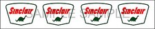 1.25 INCH SINCLAIR DINO GASOLINE DECAL STICKER 4 WATERSLIDE DECALS