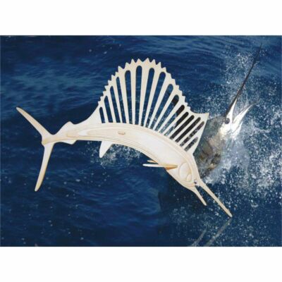 Holzbausatz Segelfisch  - 3D Puzzle
