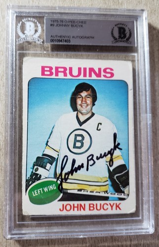 John Bucyk #9 1975 O-Pee-Chee card