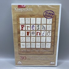 Fresh Fonts   Creating Keepsakes Scrapbook Magazine   Windows CD ROM   New