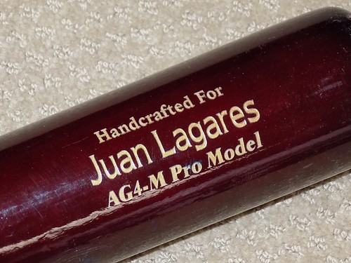 Juan Lagares Maple Marucci gioco usato mazza 2016 New York Mets - Foto 3 di 6