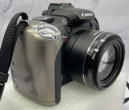 Canon PowerShot SX20 IS Digital Camera Lens & Hood - Powers On / Parts or Repair - Picture 7 of 24