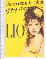 LIO Je casse tout a l'Olympia 90s Mediacom France postcard cartolina  C025
