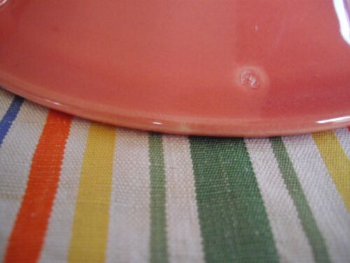 Vintage Homer Laughlin HARLEQUIN ROSE 6 1/4" Cuenco Fiesta ~ - Imagen 6 de 10