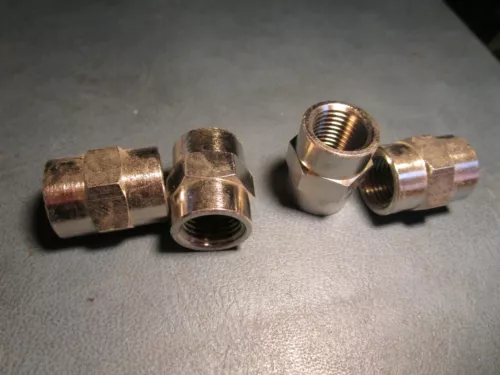 (4) Legris 0920  - FEMALE BULKHEAD CONNECTOR BSP PARALLEL AND M5