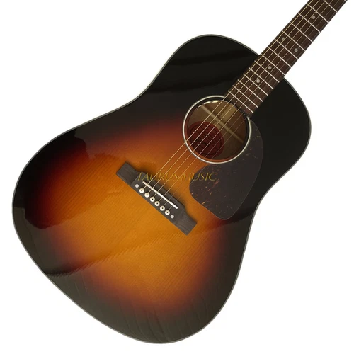 Sunburst J45 Solid Spruce Top Acoustic Guitar B1G Pickup Mahogany Back In Stock